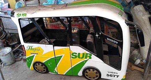 fabricacion de fibra de vidrio para juegos mecanicos